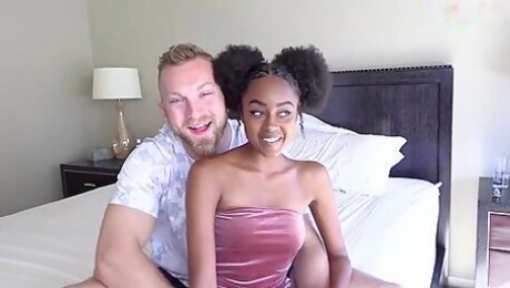 Massive Hairy White Jock Vs Ebony Princess