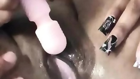 STEPDAD CATCHES EBONY STEPDAUGHTER MASTERBATING AND MAKES HER CUM ALL OVER HIS FACE (SLOW MOTION)