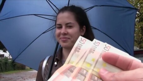 Public Agent - Wet Russian Speads Legs For Cash 1