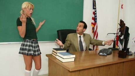 Adorable Rebecca Blue at teacher dirt