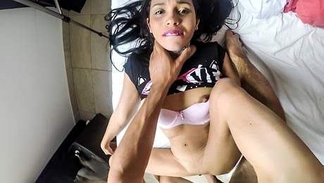 Cool model's blowjob dirt